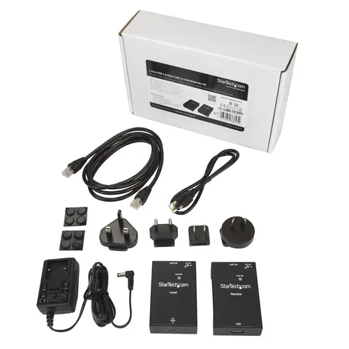 Extensor Alargador de 1 Puerto USB 2.0 por Cable Cat5 o Cat6 - 50m - Imagen 4