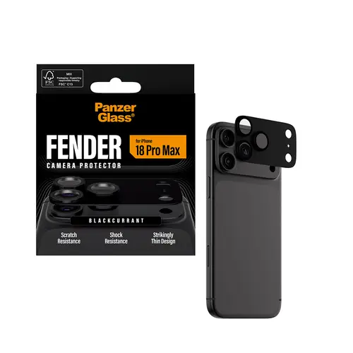 ® Fender Camera Lens Protector Blackcurrant iPhone 18 Pro Max Protector de pantalla 1 pieza(s) - Imagen 13