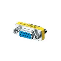 124301 cambiador de género para cable DB-9 Plata