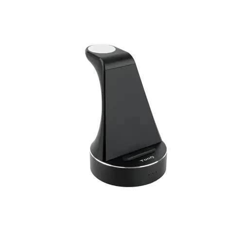 Base de Carga Inalámbrica para Apple Watch y iPhone/Smartphone, Negro - Imagen 1