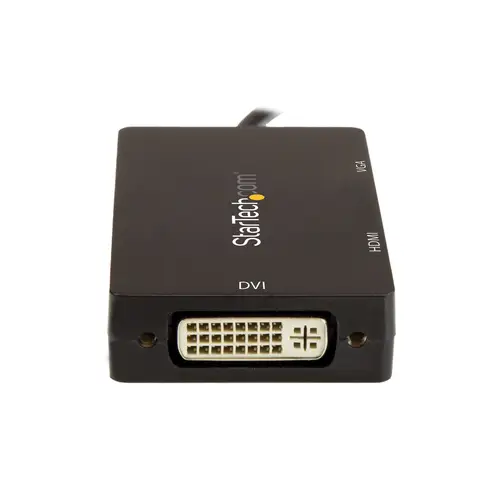 Adaptador USB-C de Vídeo Multipuertos - 3en1 - 4K 30Hz - Negro - Imagen 4