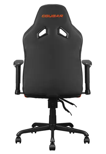 3MFSLORB.0001 silla para videojuegos Silla para videojuegos de PC Asiento acolchado Negro, Naranja - Imagen 2