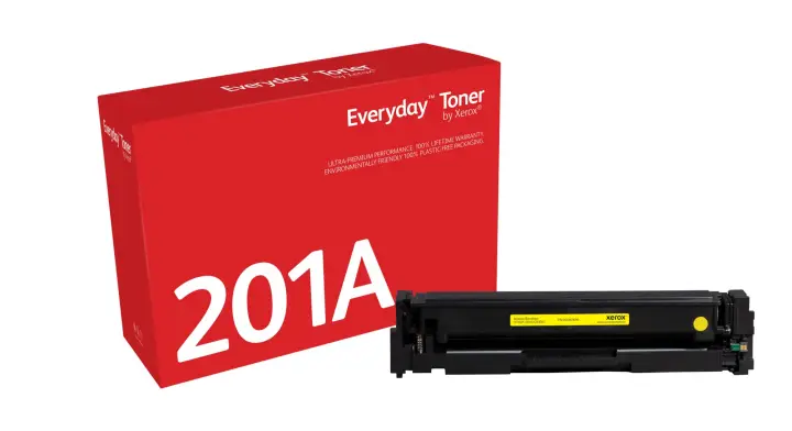 Everyday El tóner Everyday Amarillo de Xerox es compatible con HP 201A (CF402A), Capacidad estándar
