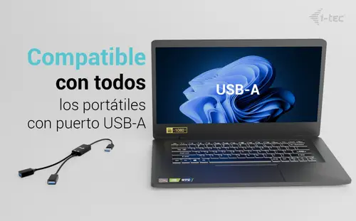 USB-A Cable HUB 2 port (2x USB-A) - Imagen 8
