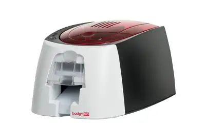 Badgy 100 impresora de tarjeta plástica Pintar por sublimación/..