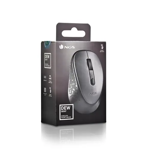 DEW ratón Oficina Ambidextro RF inalámbrico Óptico 1600 DPI - Imagen 9