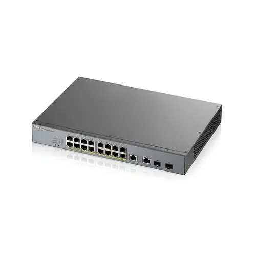 GS1350-18HP-EU0101F switch Gestionado L2 Gigabit Ethernet (10/100/1000) Energía sobre Ethernet (PoE) Gris - Imagen 3