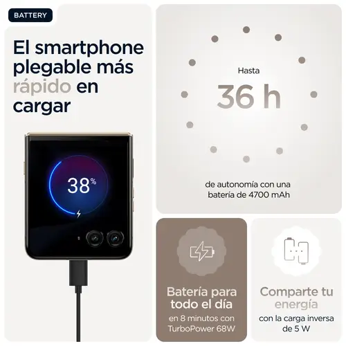 razr 60 ultra 17,7 cm (6.96") SIM doble Android 15 5G USB Tipo C 16 GB 512 GB 4700 mAh Madera - Imagen 31