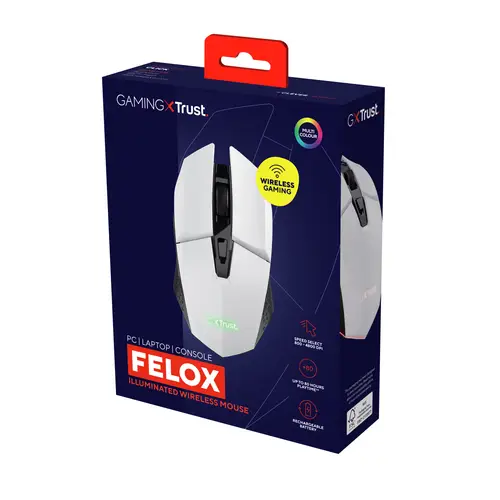 GXT 110 FELOX ratón Juego mano derecha RF inalámbrico Óptico 4800 DPI - Imagen 6
