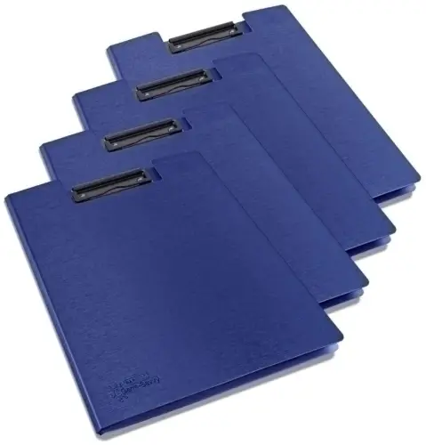 CARP. PINZA RAPESCO A4 AZUL PACK DE 4