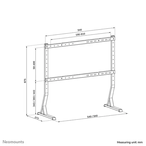 DS45-430BL18 Soporte da mesa para TV 45-90" - Imagen 15