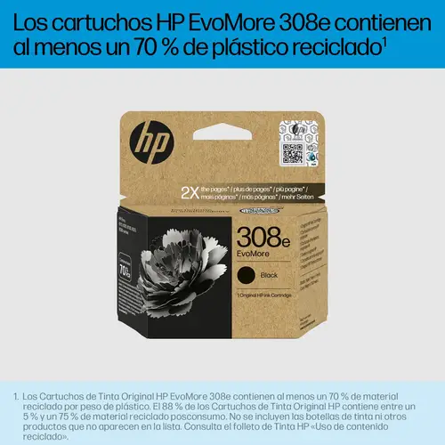 Cartucho de Tinta Original EvoMore 308e negra - Imagen 5