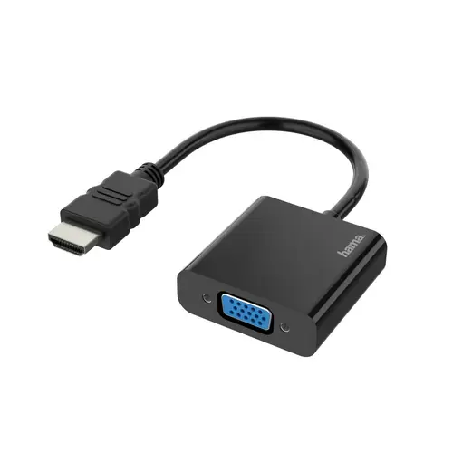 00200343 adaptador de cable de vídeo 0,15 m HDMI tipo A (Estándar) VGA (D-Sub) Negro - Imagen 1