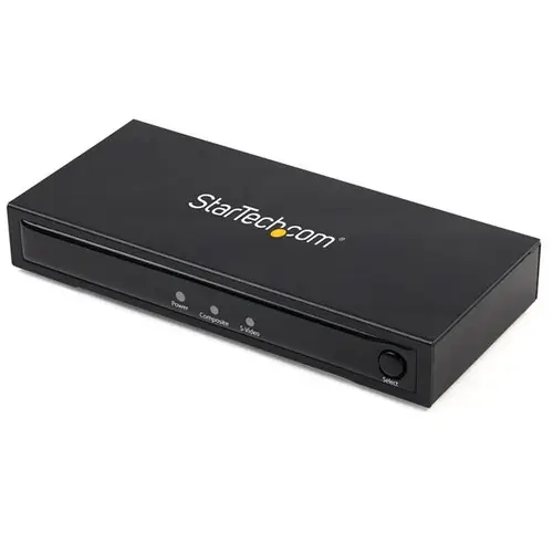 Conversor Adaptador de Vídeo Compuesto o S-Video a HDMI con Audio - 720p - NTSC y PAL - Imagen 1