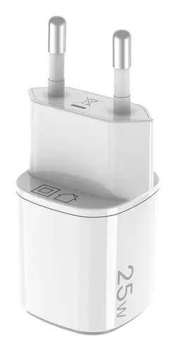 UPTC1USB1USBC25 cargador de dispositivo móvil Cámara digital, Micrófono, Smartphone, Tableta, Teléfono Blanco USB Interior - Imagen 4