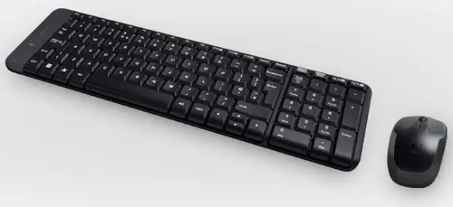 Wireless Combo MK220 teclado Ratón incluido USB Español Negro - Imagen 3