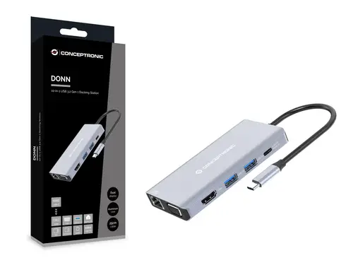 DONN20G Alámbrico USB 3.2 Gen 1 (3.1 Gen 1) Type-C Gris - Imagen 2