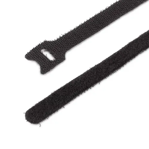 Bridas de 15cm de Gancho y Bucle - Paquete de 50 - Tiras/Envolturas Reusables para Gestión de Cableado - Cintas Autoadherentes para Ordenar Cables - Imagen 4