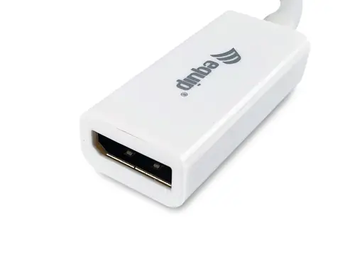 Adaptador de Mini DisplayPort a DisplayPort, color blanco - Imagen 3