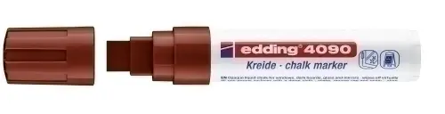 ROTUL.EDDING 4090 TIZA LIQ. MARRON - Pack de 5 unidades