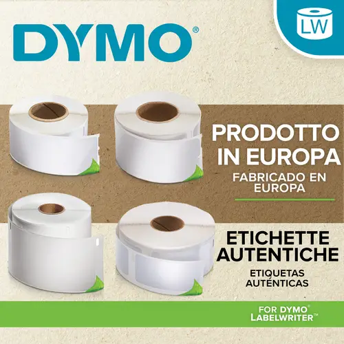 LW etiquetas auténticas de tarjeta de identificación pequeñas | 41 mm × 89 mm | 6 rollos de 300 etiquetas con reverso fácil de retirar (1.800 unidades) | para etiquetadoras LabelWriter - Imagen 8