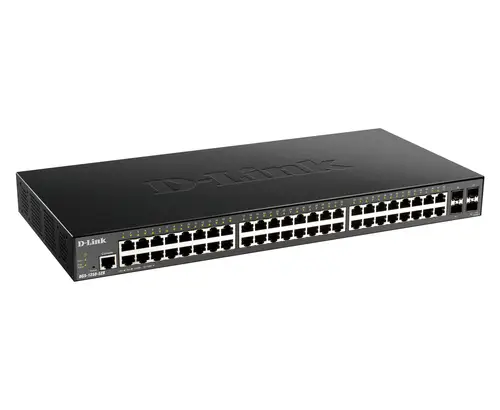 DGS-1250-52X switch Gestionado L3 Gigabit Ethernet (10/100/1000) Negro - Imagen 2