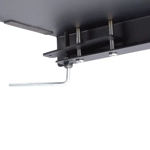 Superficie Manga de Acero para la Esquina de una Mesa o Escritorio de Esquina - 12,7-38,1mm de Grosor - Bandeja Extensora de Esquina de Escritorio o Mesa en L para Teclado - Imagen 3