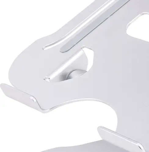 Soporte Ergonómico de Ordenador para Sobremesa - Base Soporte Ergonómico para Portátil de Altura Ajustable - Aluminio - Portátil - 10kg - Plegable - Elevador Riser - Imagen 7