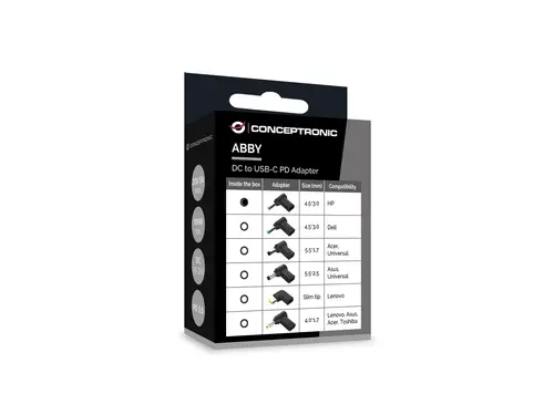 ABBY15PC01 accesorio para portatil Clavija de adaptador de corriente para ordenador portátil - Imagen 4
