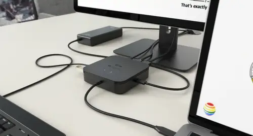 Thunderbolt 3 Travel Dock Dual 4K Display with Power Delivery 60W + Universal Charger 77 W - Imagen 7