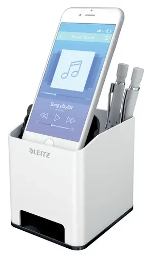 Desk Top Storage porta lápices Poliestireno Negro, Blanco - Imagen 1