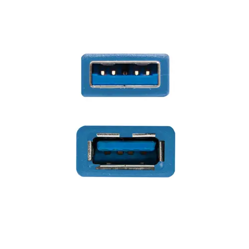 10.01.0901-BL cable USB USB 3.2 Gen 1 (3.1 Gen 1) 1 m USB A Azul - Imagen 3