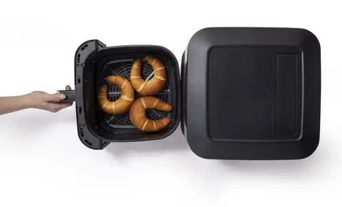 HAF2100DCD Sencillo 7,7 L 2100 W Freidora de aire caliente Negro - Imagen 5