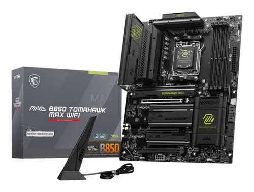 MAG B850 TOMAHAWK MAX WIFI placa base AMD B850 Zócalo AM5 ATX - Imagen 1