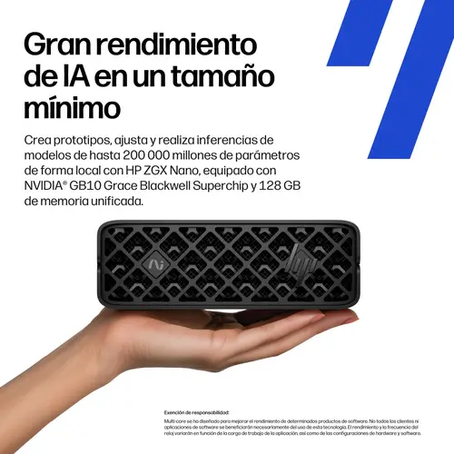 ZGX Nano G1n AI 128 GB LPDDR5x-SDRAM Linux Mini PC AI Workstation, AI PC - Imagen 5
