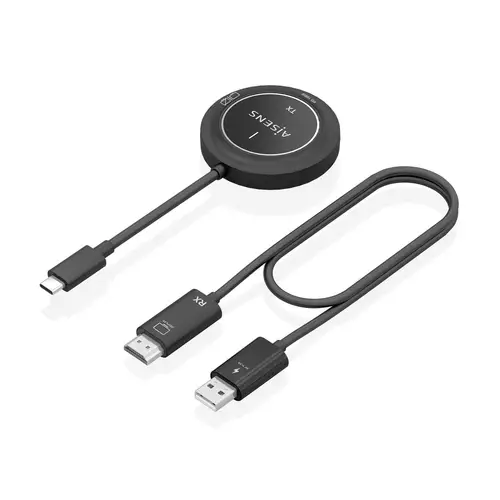USB-C A HDMI Inalambrico 1080P 30m + USB-C PD 100W, Negro - Imagen 2