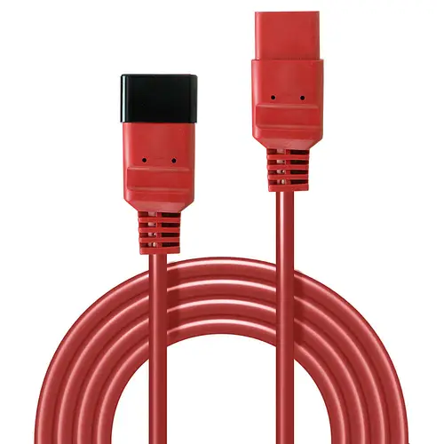 30123 cable de transmisión Rojo 1 m C19 acoplador C20 acoplador - Imagen 2