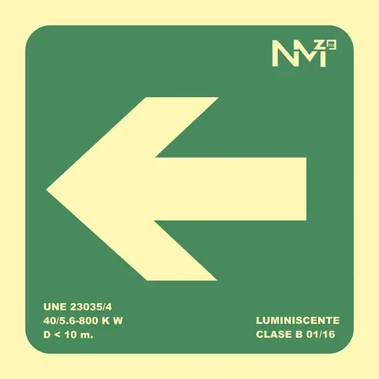 6170-10HI VE señal de información Verde PVC 125 pieza(s)