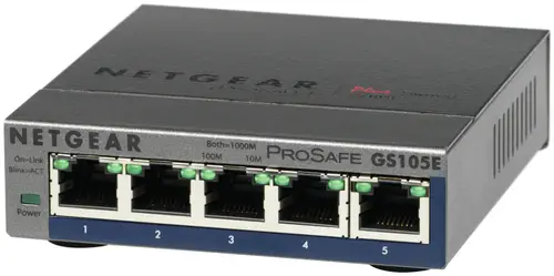 GS105E-200PES switch Gestionado L2/L3 Gigabit Ethernet (10/100/1000) Gris - Imagen 2