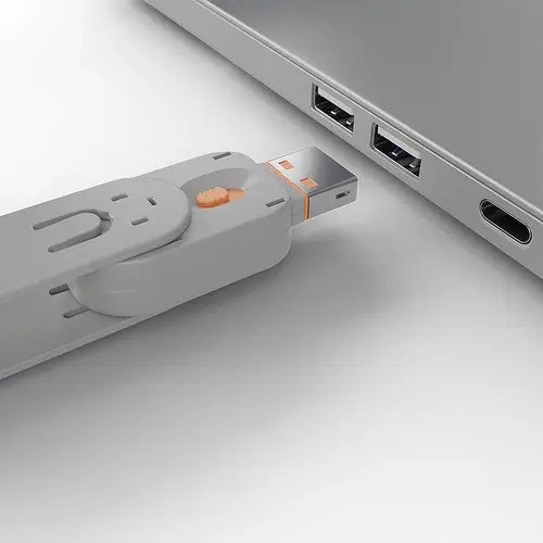 40453 bloqueador de puerto Bloqueador de puerto + clave USB tipo A Naranja Acrilonitrilo butadieno estireno (ABS) 5 pieza(s) - Imagen 3