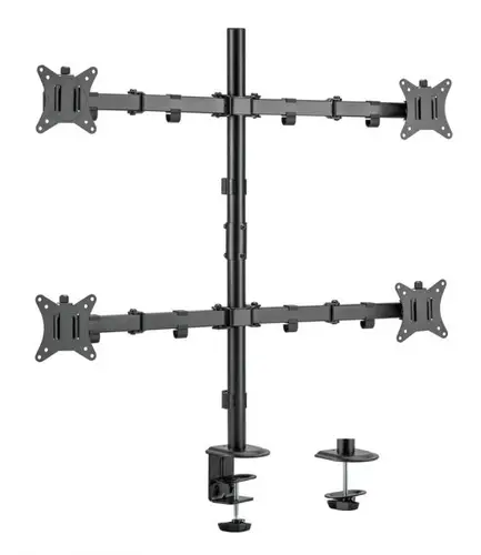 Soporte de escritorio articulado para monitor cuádruple de 17"-32 - Imagen 1