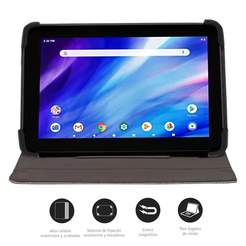 FUNDA UNIVERSAL TABLET DE 9.7" A 10.5" GRIS - Imagen 4