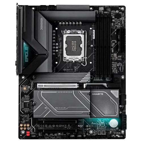 Z890 EAGLE WIFI7 PLUS Placa Base  Compatible con procesadores Intel Core Ultra (Serie 2), VRM de 14+1+2 fases, hasta 9466 MHz DDR5 (OC), 1x PCIe 5.0 + 3x PCIe 4.0, Wi-Fi 7, LAN 2.5 GbE, USB 4 - Imagen 2