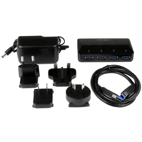 Concentrador USB 3.0 de 4 Puertos - 5Gbps - Ladrón con Puertos de Carga y Sincronización - Hub con 1 Puerto de 2,4A - Imagen 5