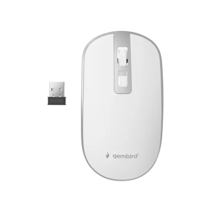 MUSW-4B-06-WS ratón Oficina Ambidextro RF inalámbrico Óptico 1600 DPI