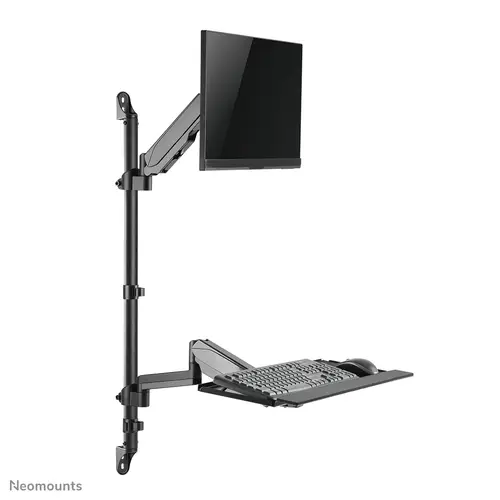 WL90-325BL1 Soporte de pared para puesto de trabajo de pie/sentado 17-32" - resorte de gas - Imagen 11