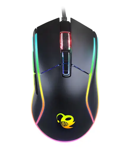DeepDarth ratón Juego USB tipo A Óptico 6400 DPI - Imagen 3