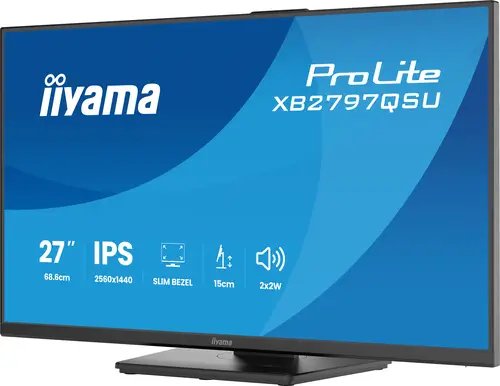 ProLite XB2797QSU-B1 pantalla para PC 68,6 cm (27") 2560 x 1440 Pixeles Quad HD LED Negro - Imagen 12