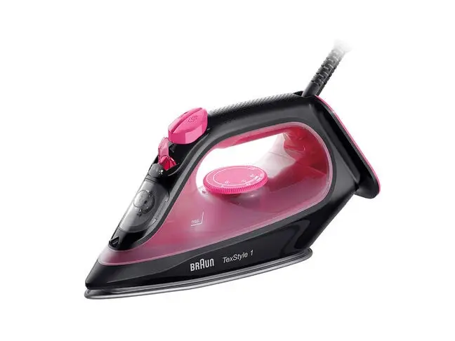 TexStyle 1 Plancha vapor-seco Suela de cerámica 2000 W Negro, P�..