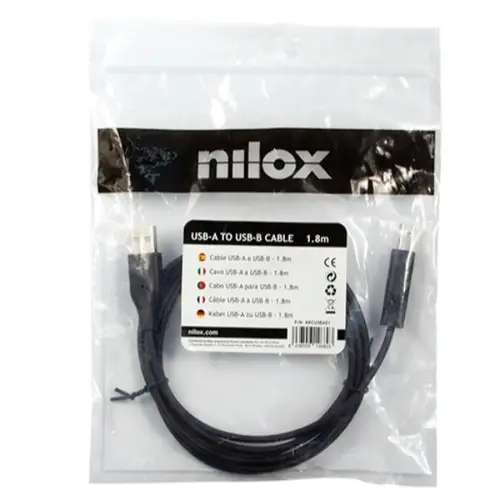 Cable USB-A a USB-B (PARA IMPRESORA) - 1.8 Metros - Imagen 5